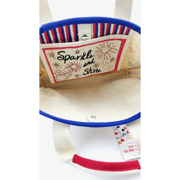 Red White And You Mini Tote - Size 10 x 9 x 3 - Picture 4 of 6